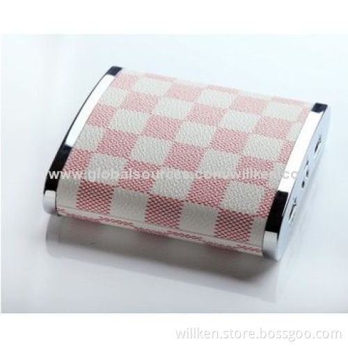 Portable Power Banks, 10,400mAh High-capacity, Double Output USB, Leatherface, Grade Intelligent IC